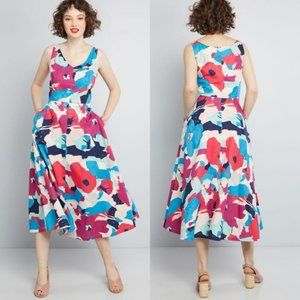 Miss Magnificent midi dress | ModCloth x Emily & Fin